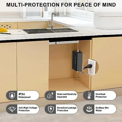 3KW Electric Tankless Water Heater 110V