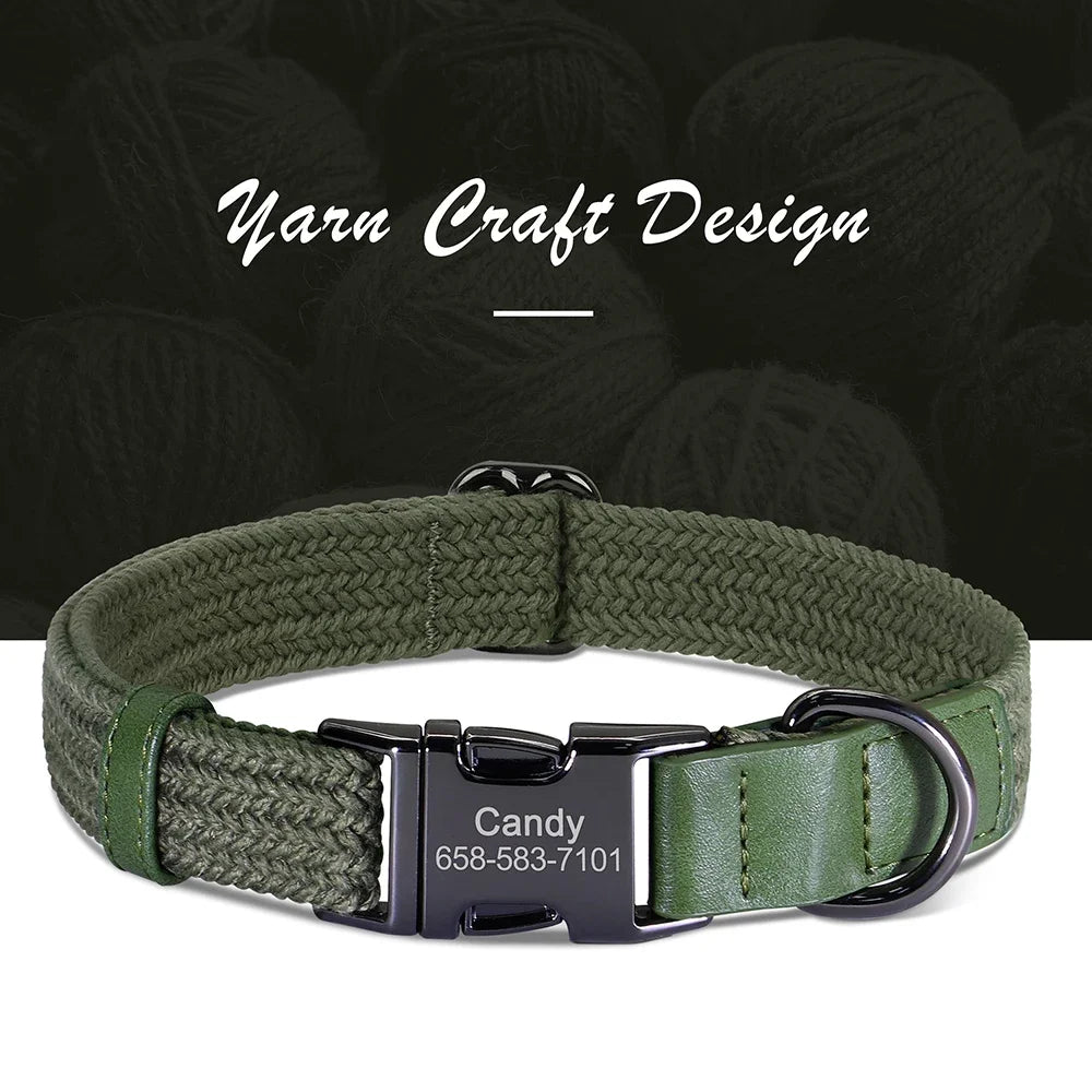 Custom Dog Collar Free Engraved Pet Name