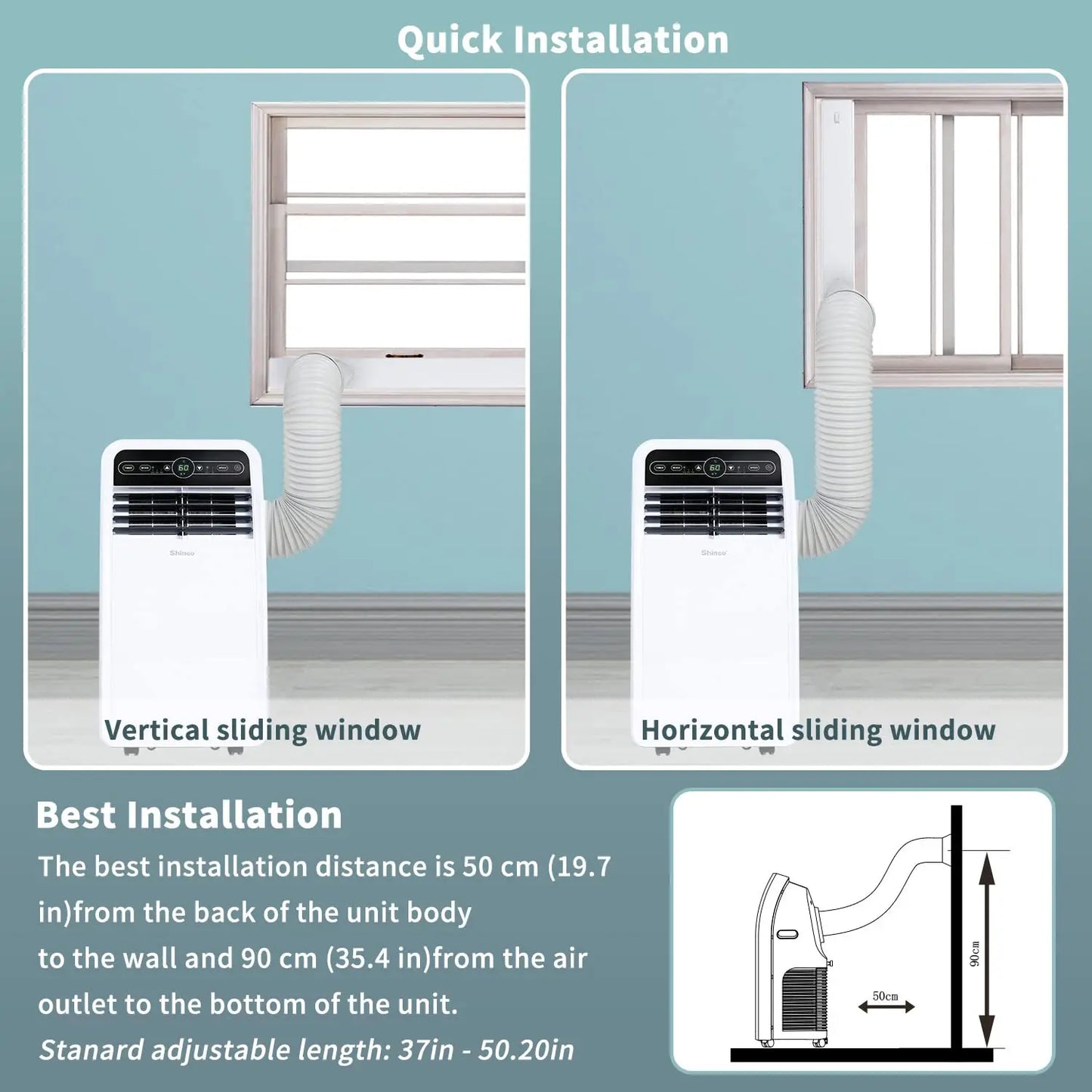 Portable Air Conditioner, Unit with Built-in Cool, Dehumidifier