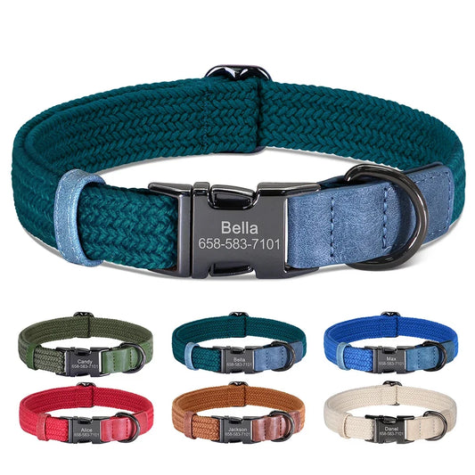 Custom Dog Collar Free Engraved Pet Name