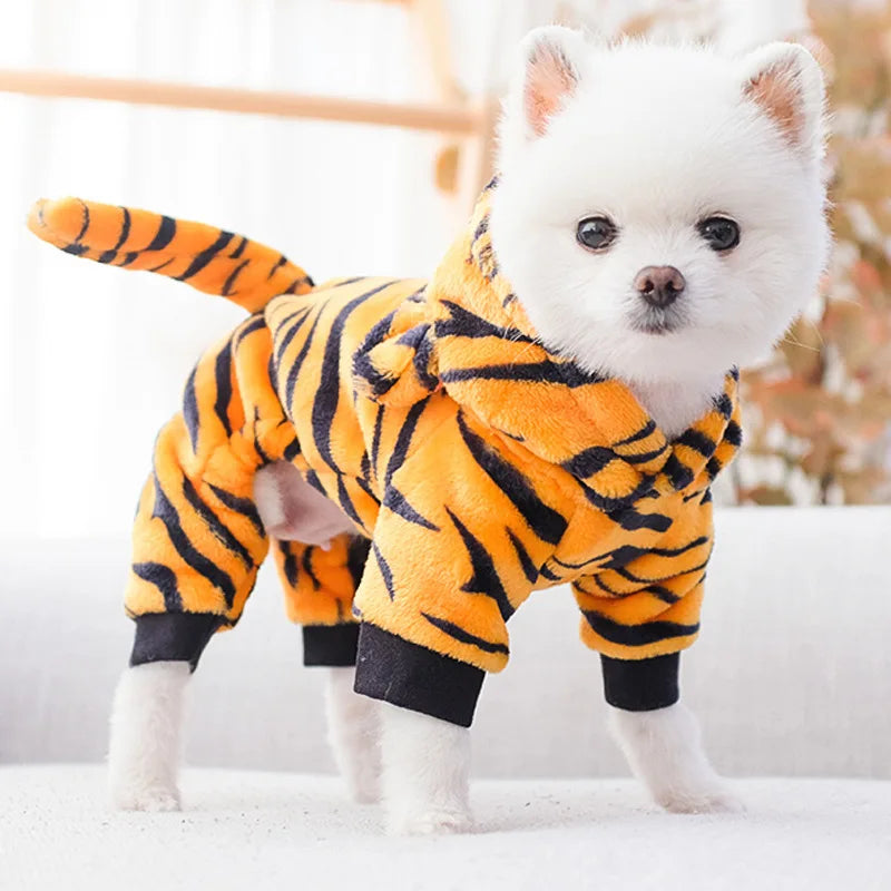 Clothes Soft Warm Fleece Jumpsuits Pets Costume Coats