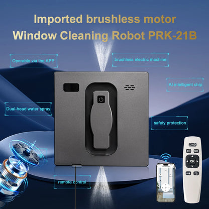 Robot Window Cleaner,Dual Water Spray