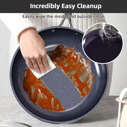 13Pc Lightweight Cookware Set, Non-Stick, Stay-Cool Handles
