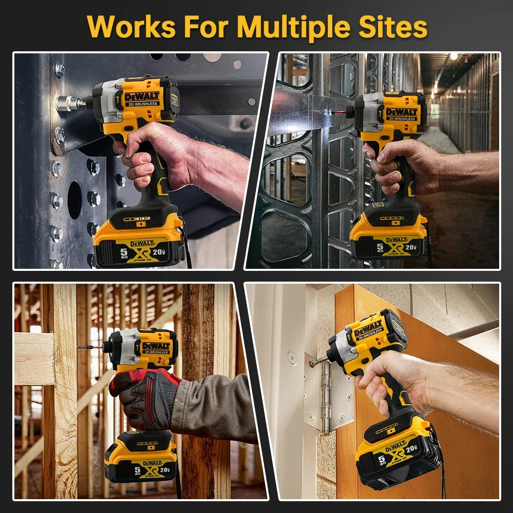 Dewalt DCF860 Wireless Brushless Screwdriver 20V Lightweight Impact Electric Tool Portable Power Drill for Home Improvement