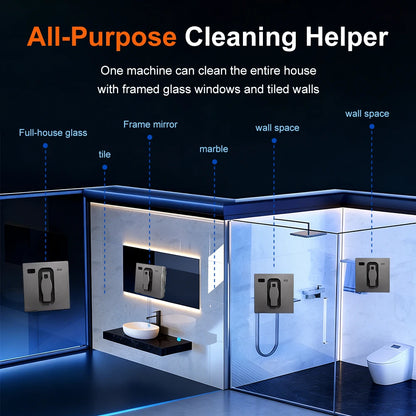 Robot Window Cleaner,Dual Water Spray