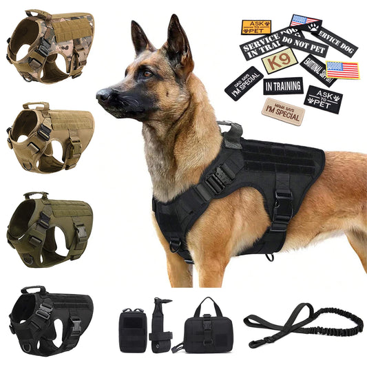 Military Large Dog Harness Collar, Harnesses, Accessories