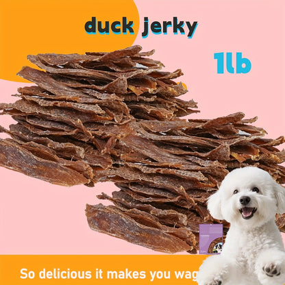 Duck Meat Jerky - Pet Teething Snack, Training Reward