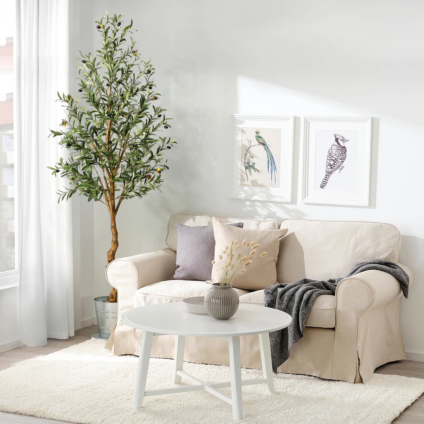 Artificial Olive Tree Plastic Plants in Pot