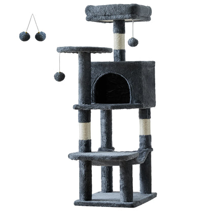 44In Cat Tree Tall Multi-Climbing Towert