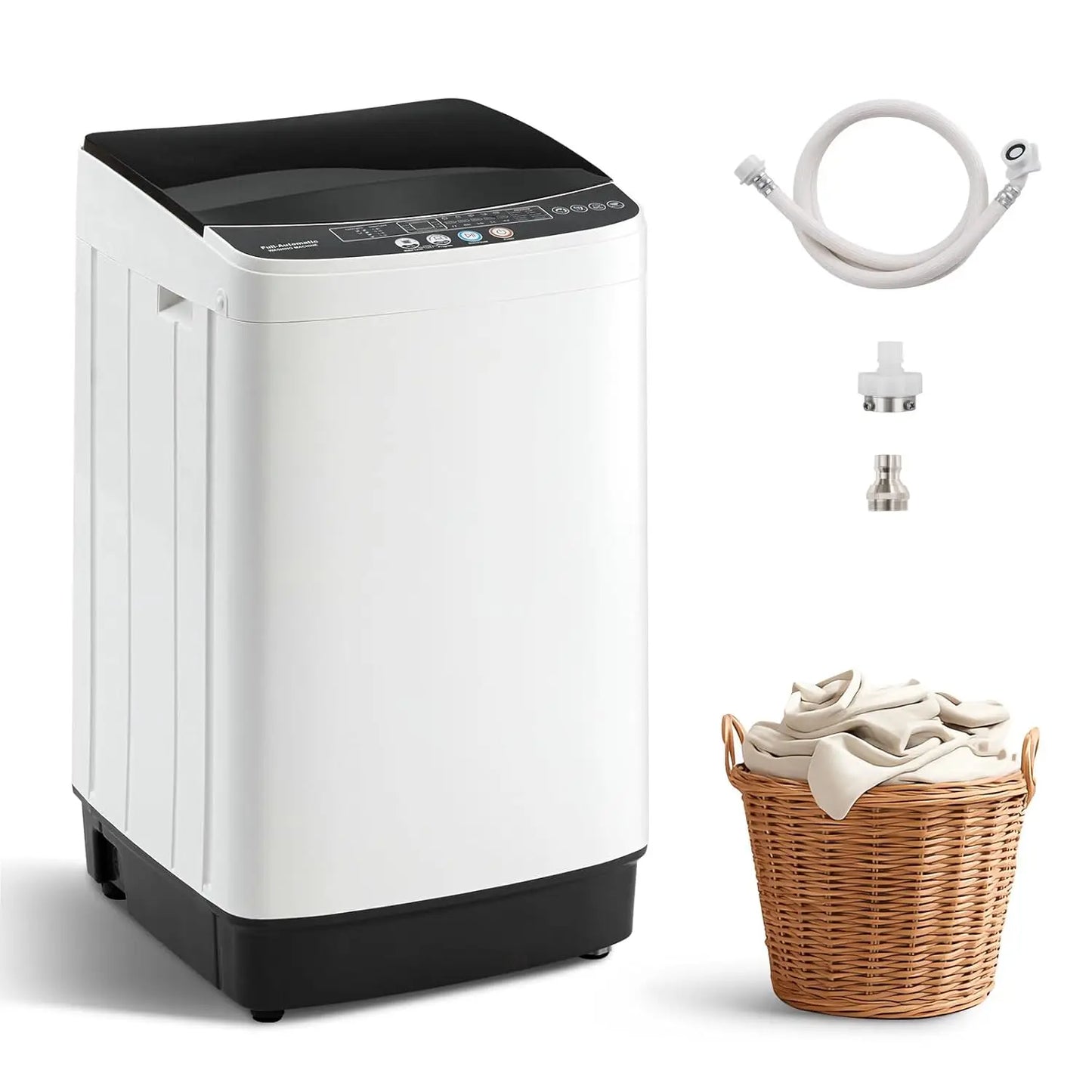 Portable, Full-Automatic Laundry Machine 10 Cycles