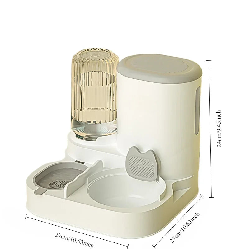 2 In 1 Automatic Pet Water Fountain Pet Food Dispenser