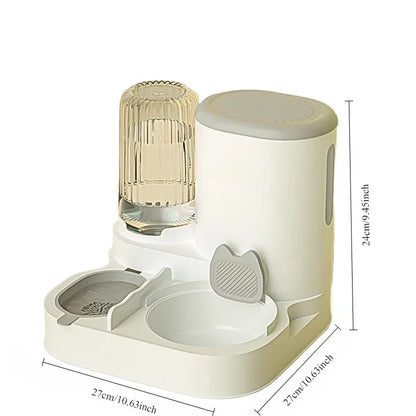 2 In 1 Automatic Pet Water Fountain Pet Food Dispenser