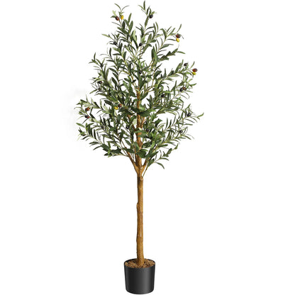 Artificial Olive Tree Plastic Plants in Pot