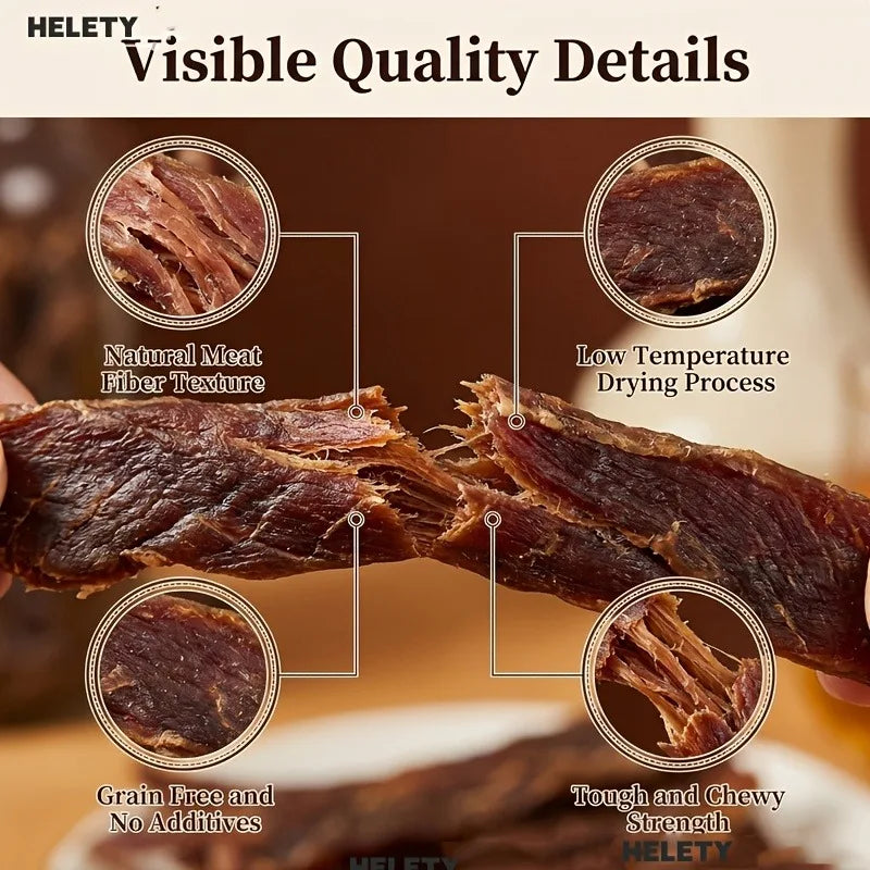 Duck Meat Jerky - Pet Teething Snack, Training Reward
