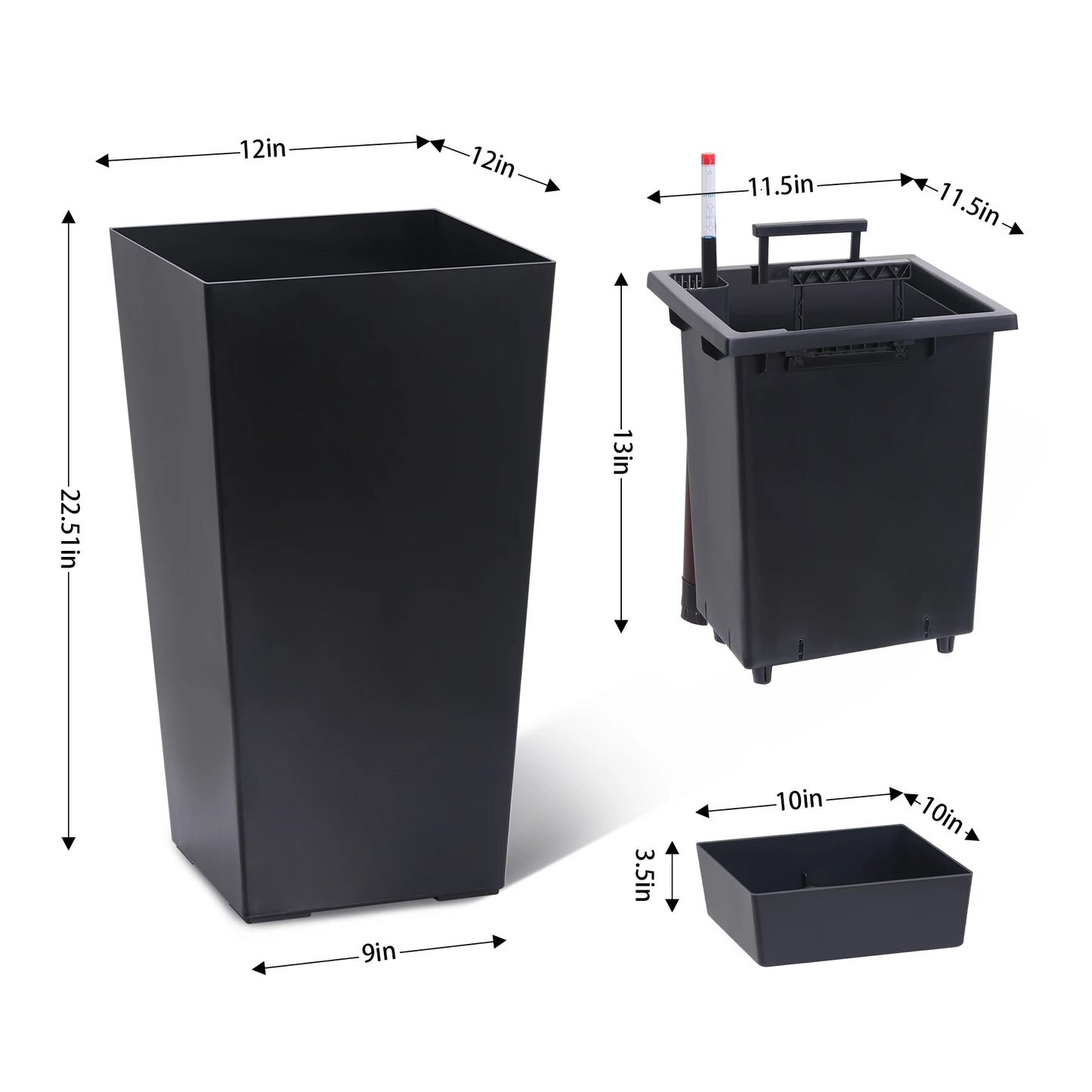 2pcs Planters Outdoor Indoor Planter Pots