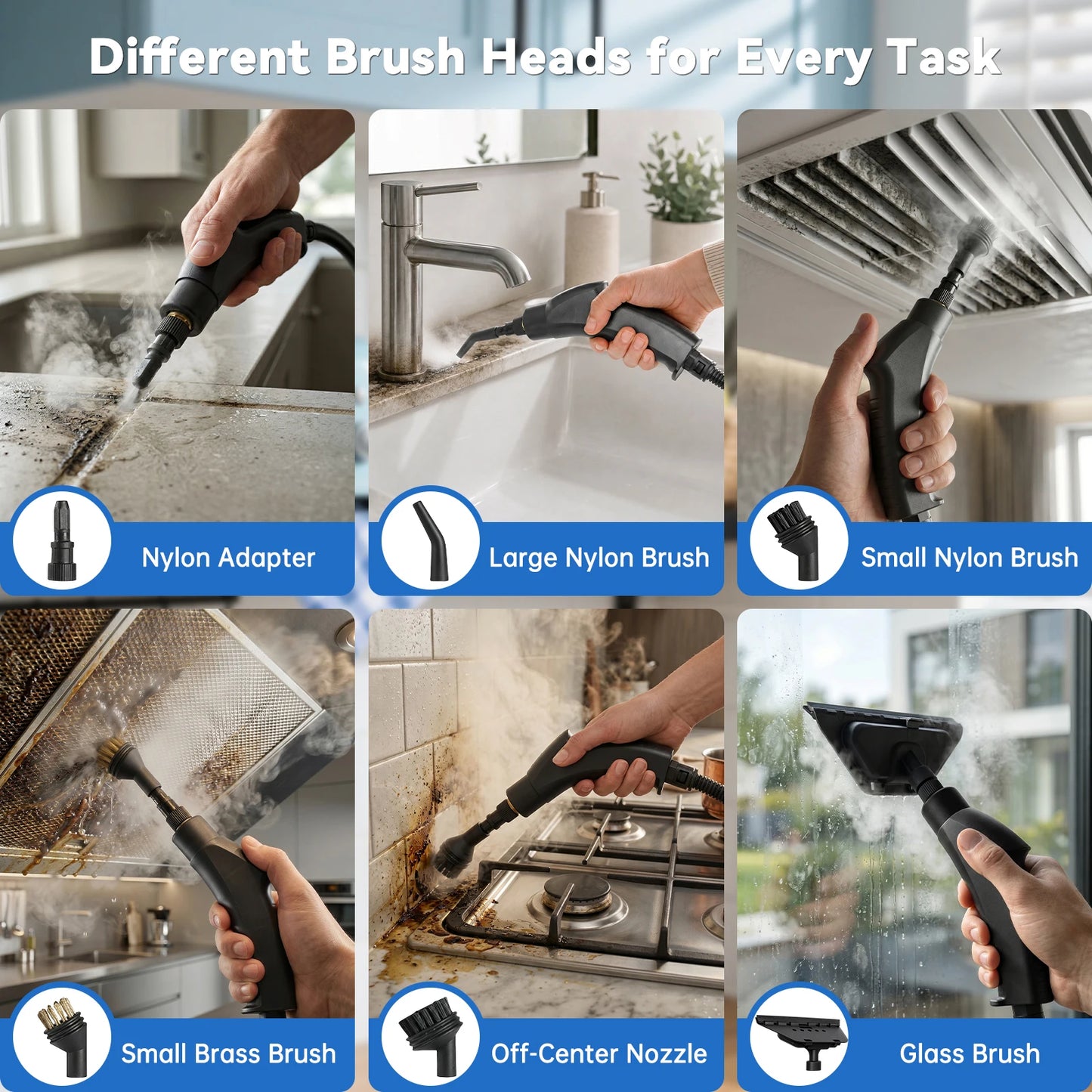 2500W High Temperature Steam Cleaner Portable Handheld