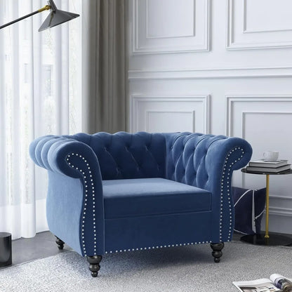 3 Piece Living Room Set, Velvet