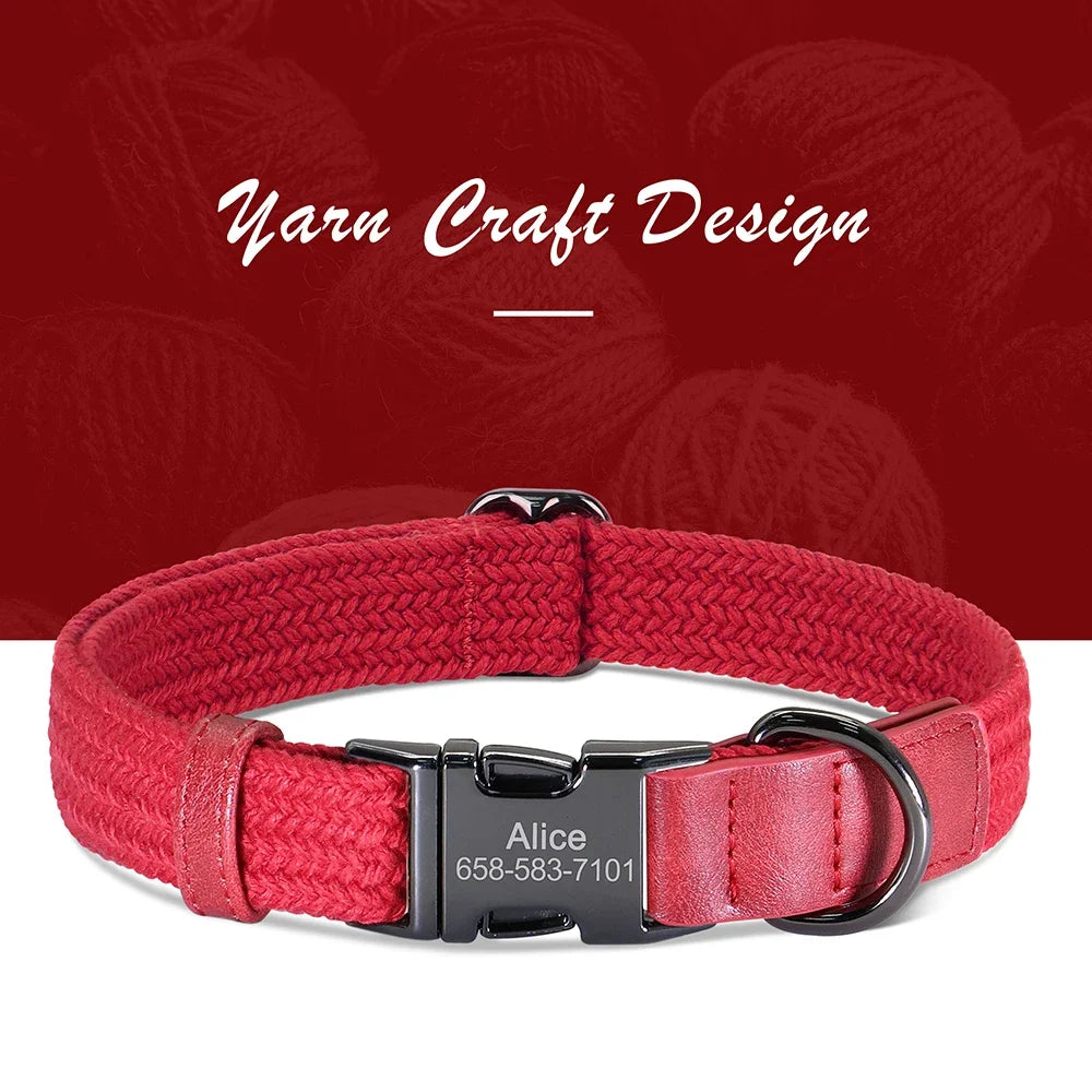 Custom Dog Collar Free Engraved Pet Name