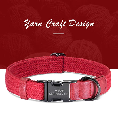 Custom Dog Collar Free Engraved Pet Name