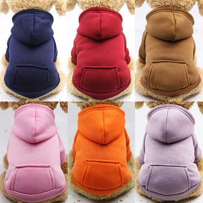 Hoodie Winter Warm Coat Puppy Cat Jacket