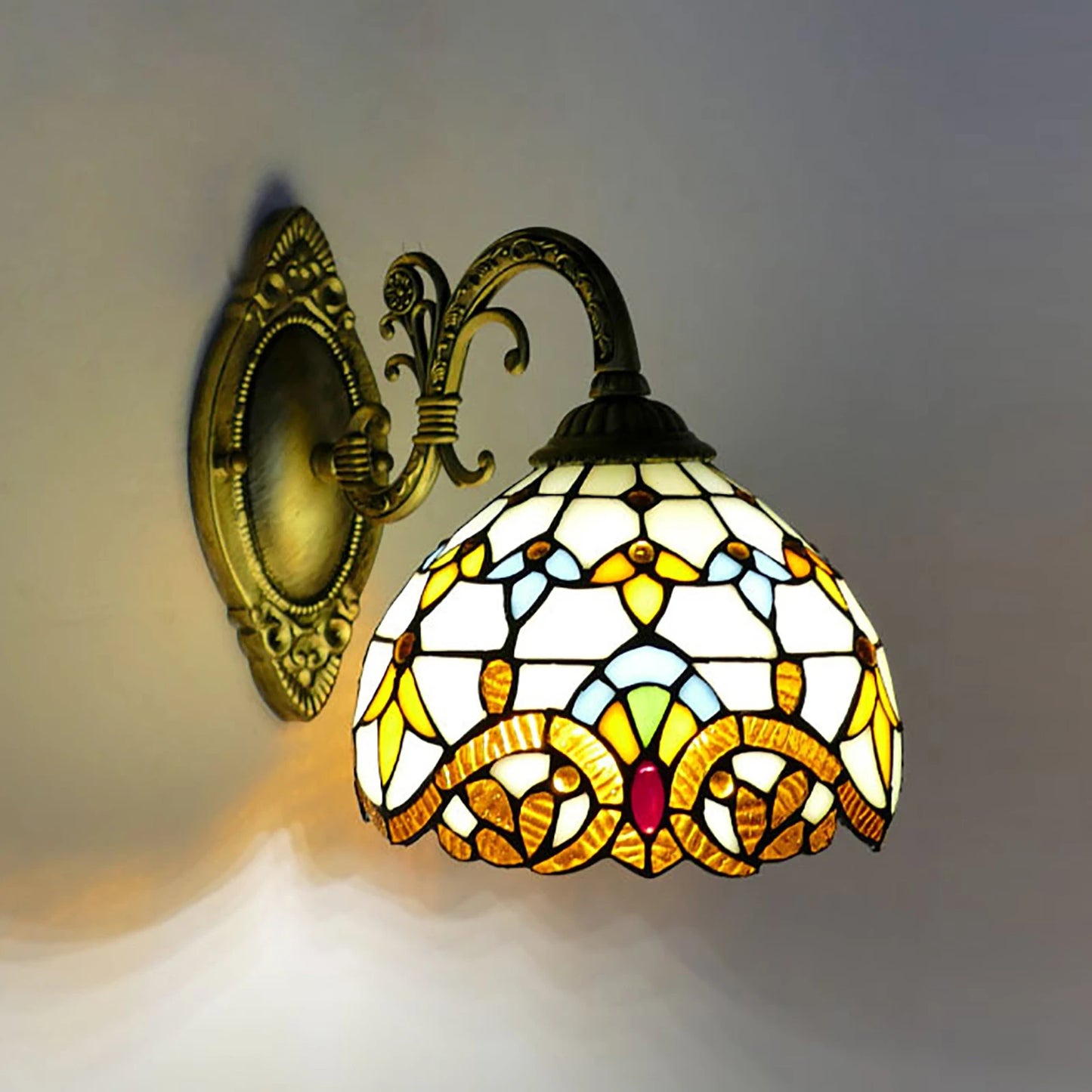 Tiffany Wall Lamp Wall Light Indoor Vintage