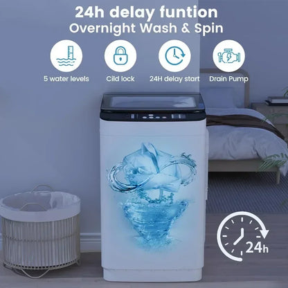 Portable Washing Machine and Dryer Set, 25lbs