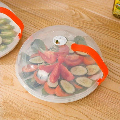 Microwave Food Cover, Steam Vents, Handle Easy