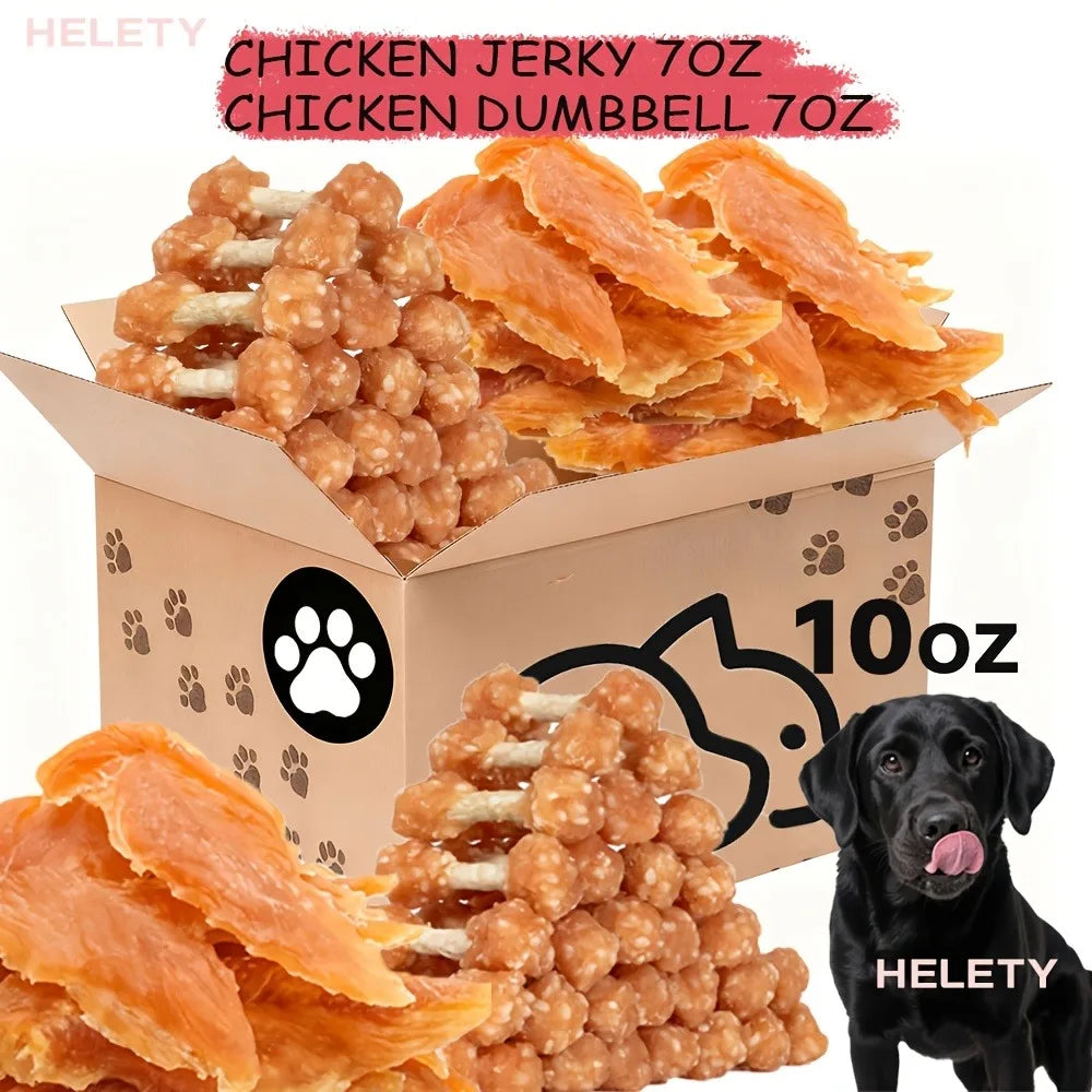 1-1.2lb Mixed Flavor Series, Cheese Duck, Chicken Jerkey
