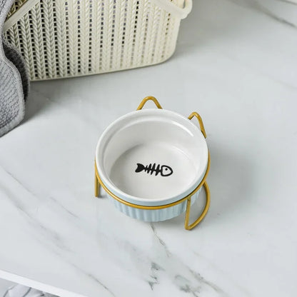 Single Or Double Tilt Bowl Ceramic for Pets