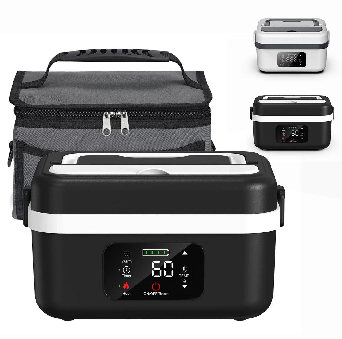 Wireless Electric Insulated Lunch Box, Food Warmer
