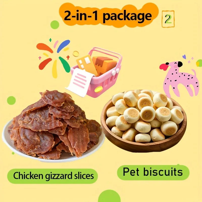 1-1.2lb Mixed Flavor Series, Cheese Duck, Chicken Jerkey