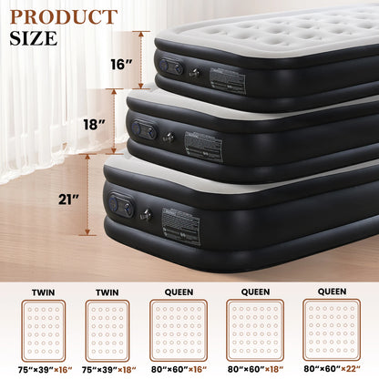 Queen Twin Size Air Mattress Blow Up