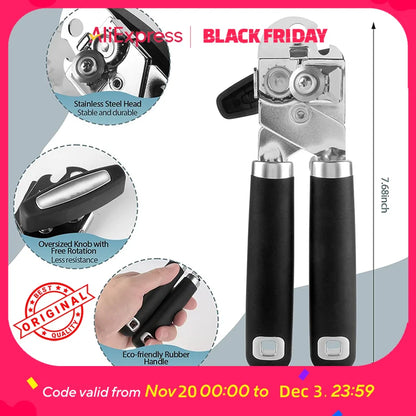 Easy-Grip Can Opener, Sharp Edges.