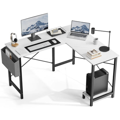 Corner 50 Inch Office Writing PC Wooden Table