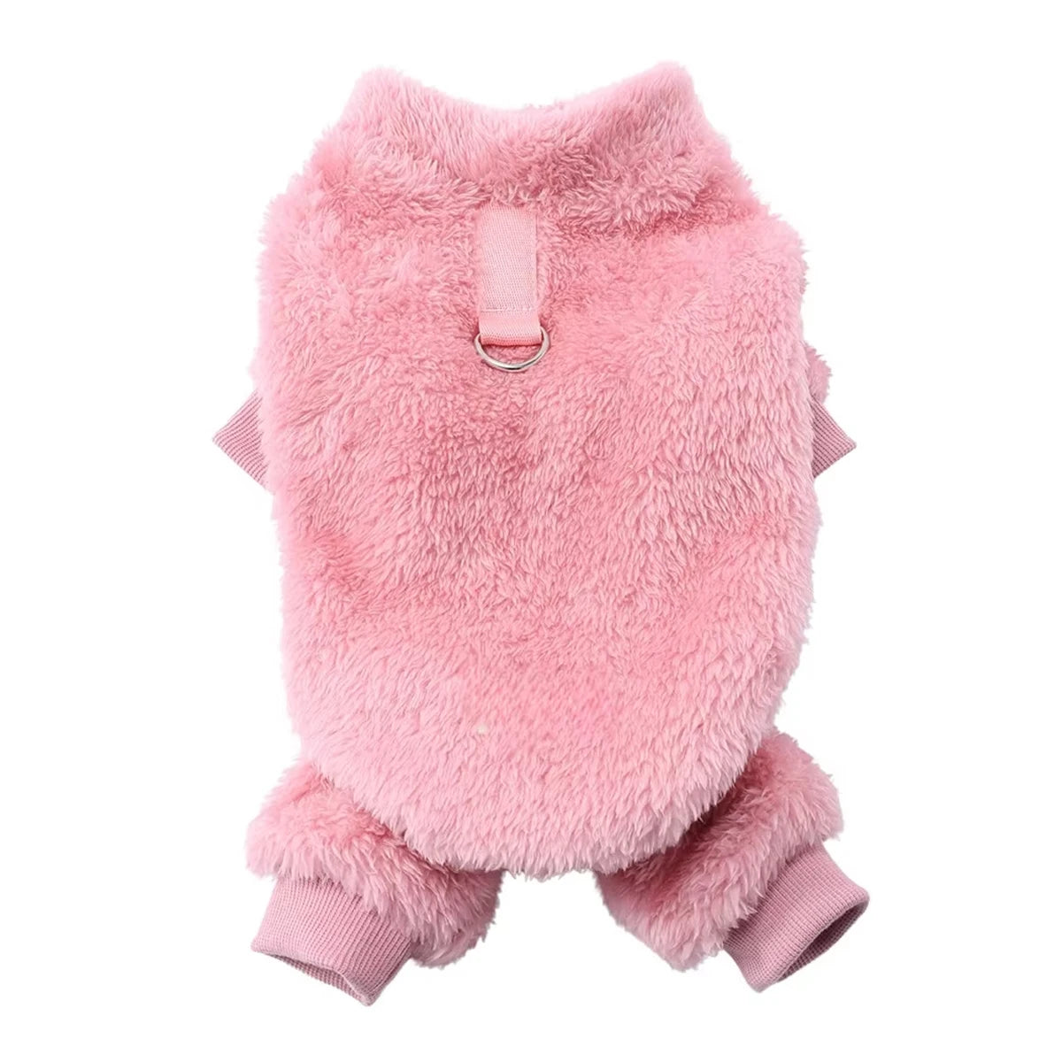Winter Warm Pet Clothes Soft Flannel Dog Jumpsuit