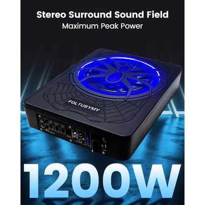 1200W 10 Compact Subwoofer with Built-in Amplifier