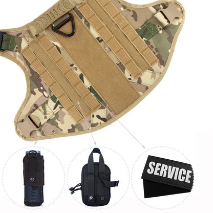 Military Large Dog Harness Collar, Harnesses, Accessories