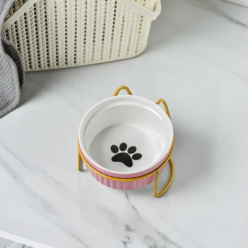 Single Or Double Tilt Bowl Ceramic for Pets