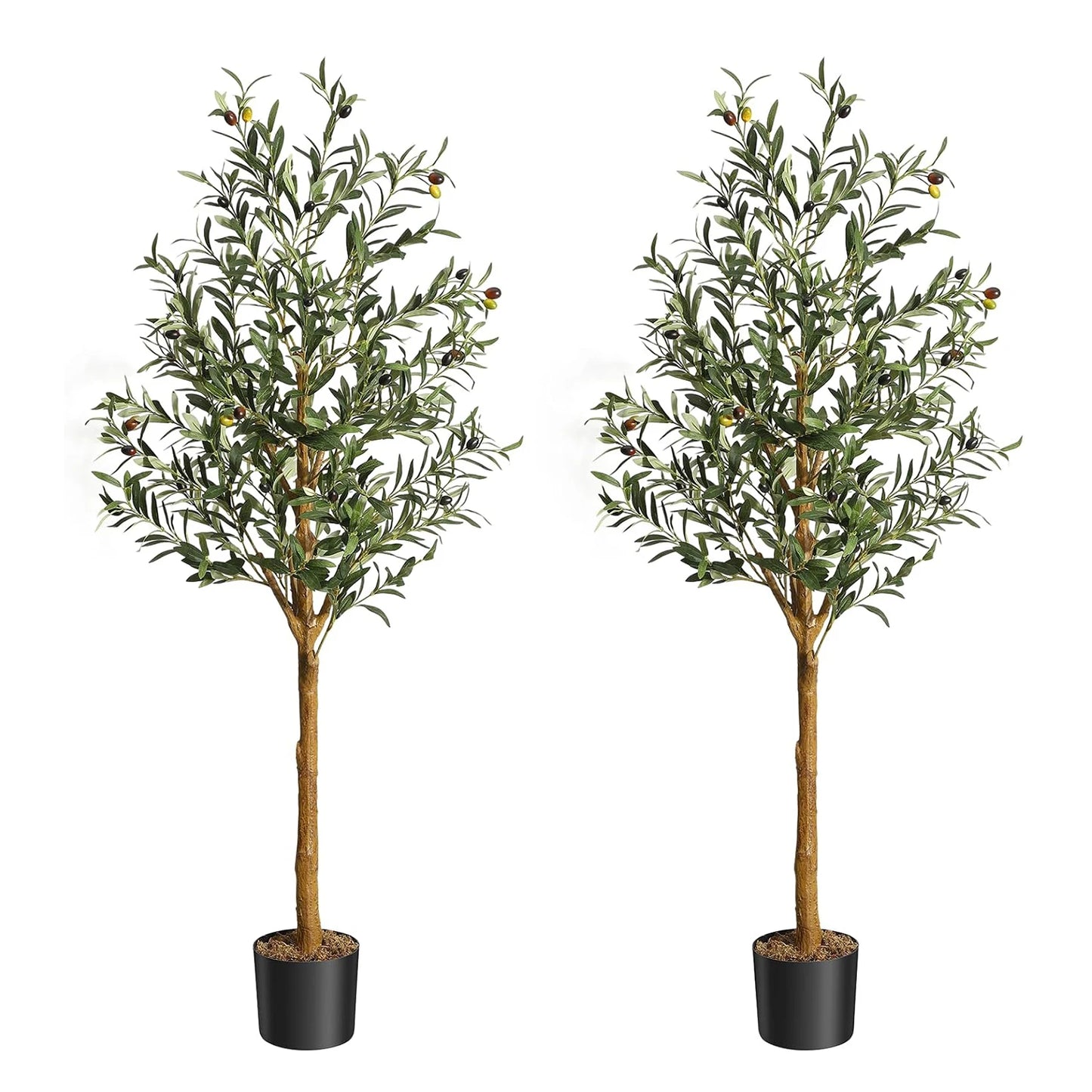 Artificial Olive Tree Plastic Plants in Pot