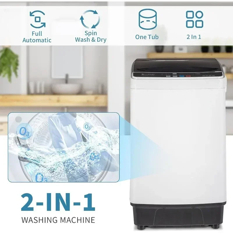 Portable Compact Laundry Washer and Dryer Combo Customized