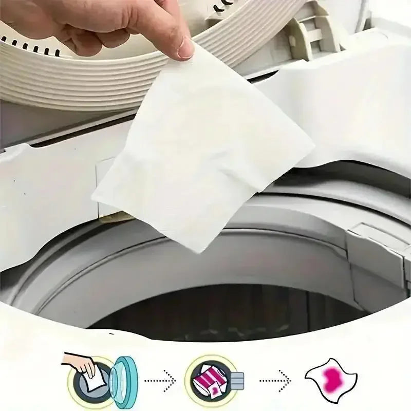 100/50/30PCS Laundry Color Absorbing Paper Anti-dyeing Sheets