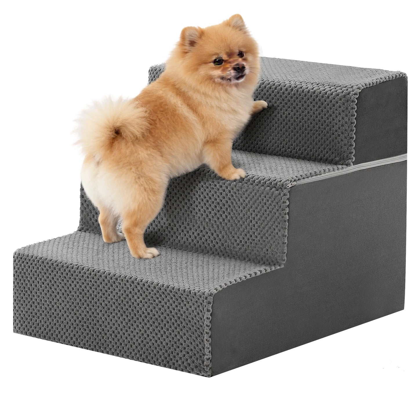 3-5 Step Right Angled Foam Dog Stairs Ramp