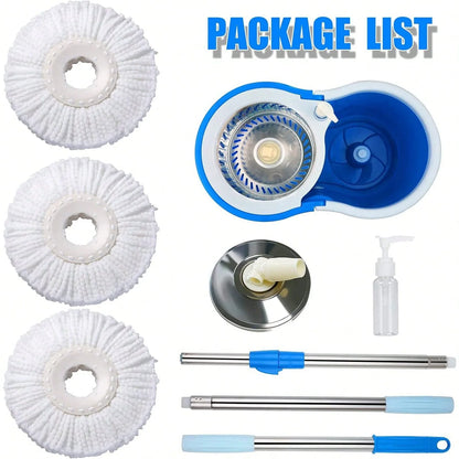 Spin Mop Bucket Set with Soap Dispenser