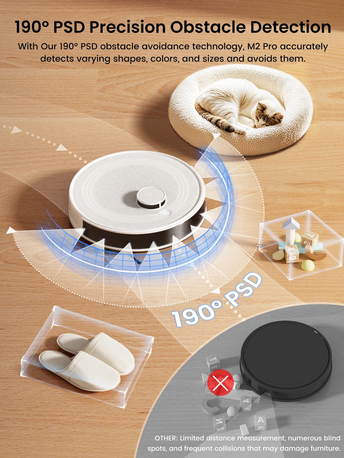 M2 Pro Robot Vacuum and Mop Combo