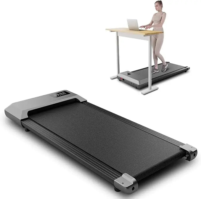 2-in-1 Home/Office 2.5 HP Walking,mini Treadmill