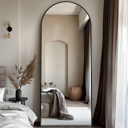 Full Length 58"x 18" Floor Mirror with Stand