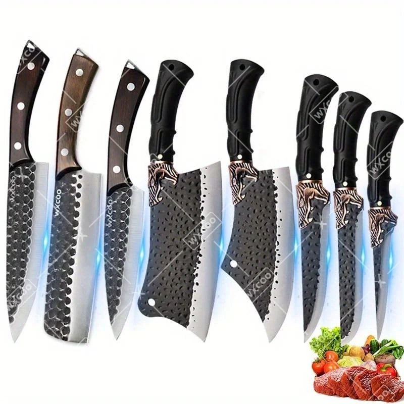 Professional Kitchen Chef Knife Set Stainless Steel