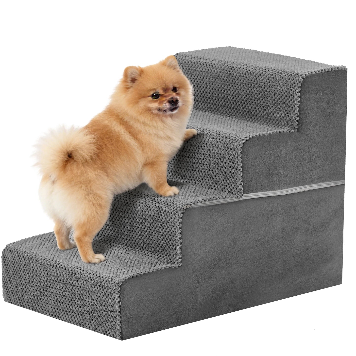 3-5 Step Right Angled Foam Dog Stairs Ramp