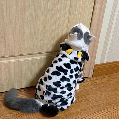 Clothes Soft Warm Fleece Jumpsuits Pets Costume Coats