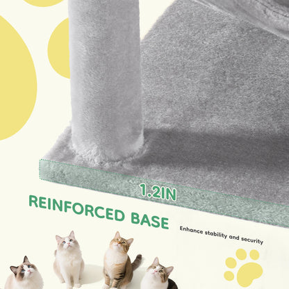 44In Cat Tree Tall Multi-Climbing Towert